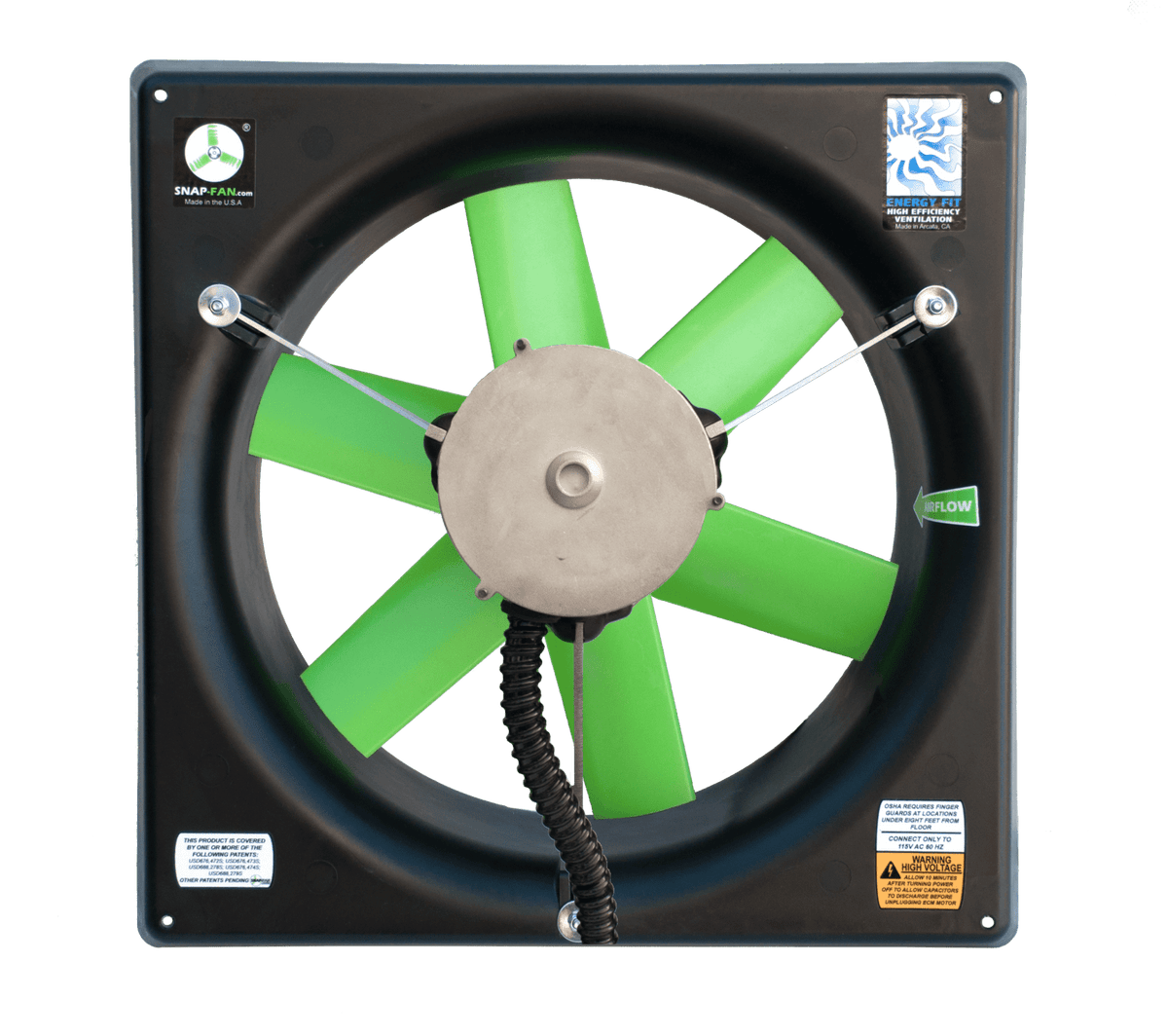 16″ HP AC Snap-Fan