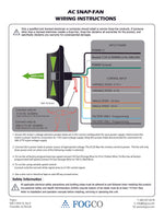 16″ HP AC Snap-Fan