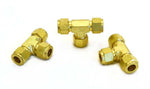 1/2″ Brass Compression 3 Way T