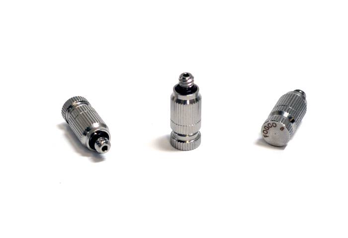 Cleanable Anti-Drip SS Nozzle .008″ Orifice; .016 GPM; Brown O-Ring